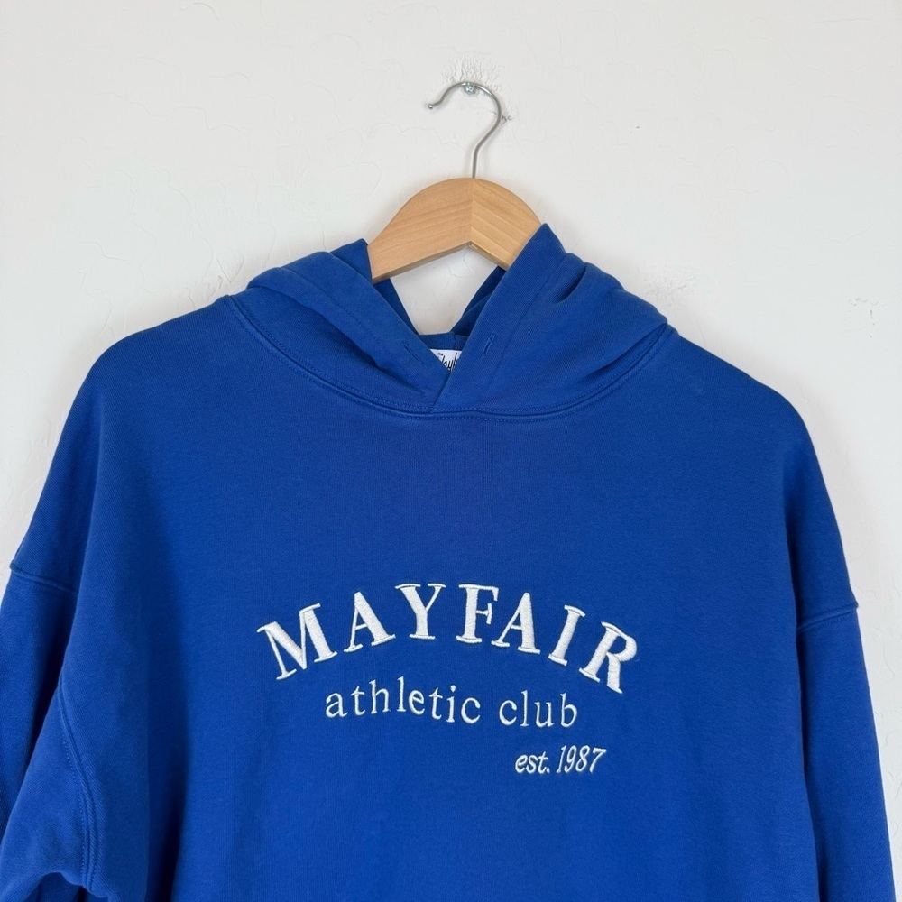 Mayfair Group blue athletic club embroidered sweatshirt - Picture 4 of 8